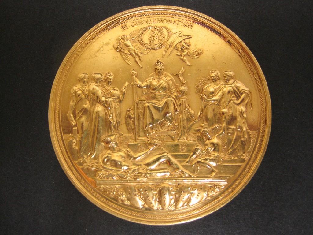 Appraisal: A ct gold Medal commemorating Victorian Jubilee gms