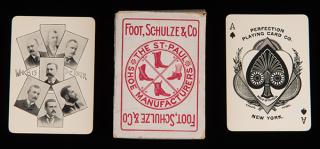 Appraisal: Perfection Playing Card Co Foot Schulze Co The St Paul