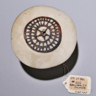 Appraisal: Admiralty Islands Carved Shell Kap Kap dia in Provenance Christie's