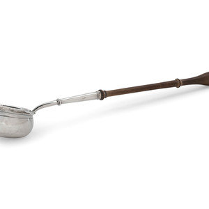 Appraisal: A George II Silver Toddy Ladle John Gamon London with