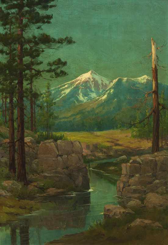 Appraisal: Louis B Akin - Flagstaff AZ Landscape Flagstaff Arizona