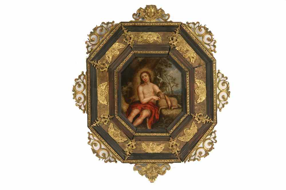 Appraisal: OOP - St John the Baptist with the Lamb of