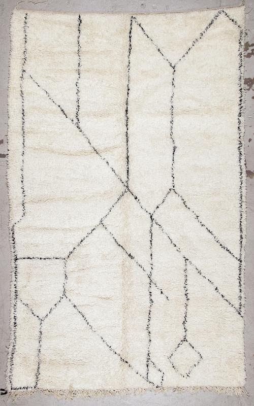 Appraisal: Modern Beni Ourain Rug ' '' x ' '' Modern