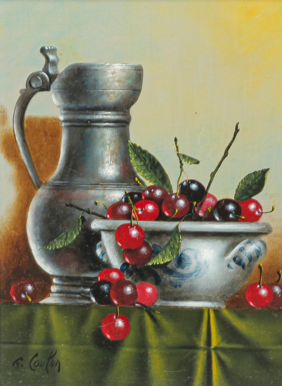 Appraisal: STILL LIFE BY GEORGE COULON France - Oil on canvas