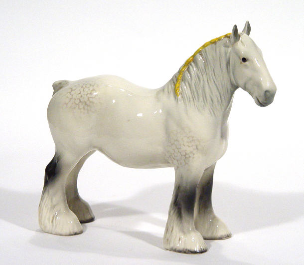 Appraisal: Large hand painted grey dappled Beswick horse cm high