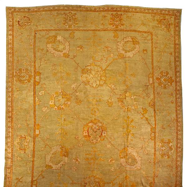 Appraisal: An Oushak carpet West Anatolia late th century size approximately