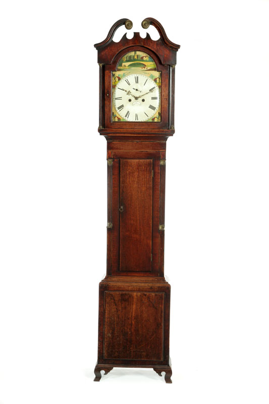 Appraisal: REGENCY LONG CASE CLOCK England John Jones - mahogany and