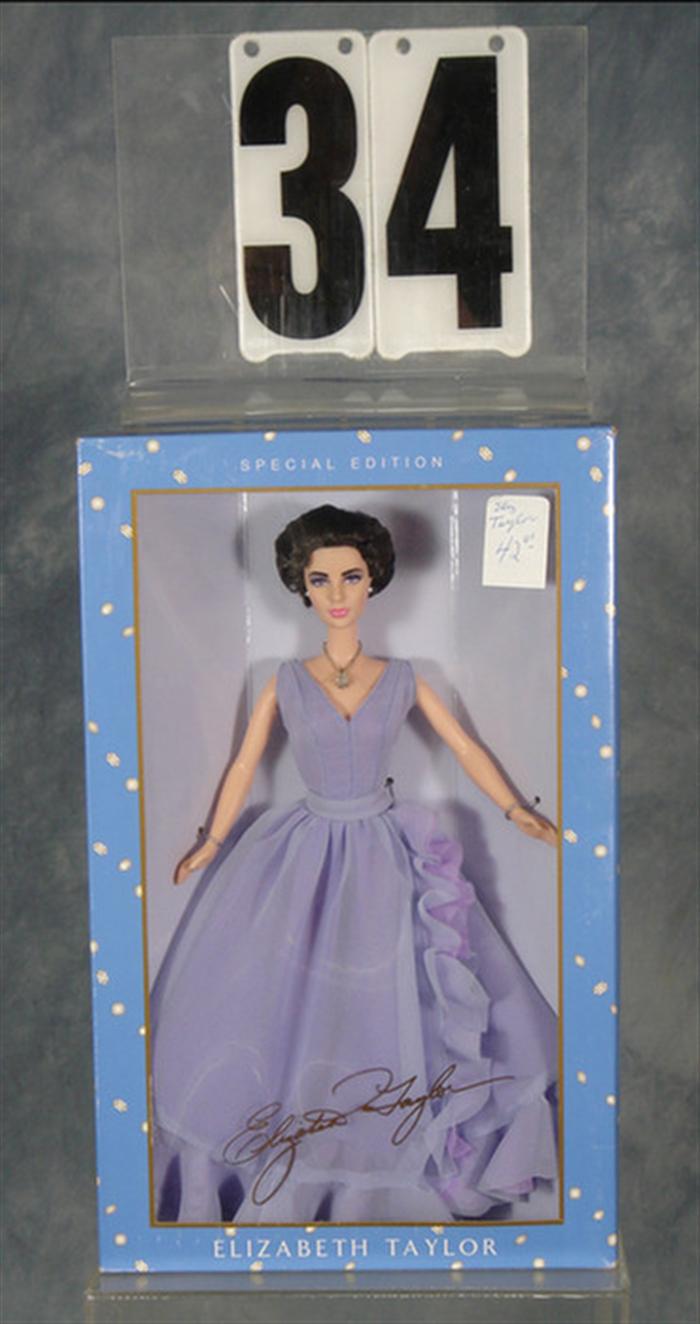 Appraisal: Elizabeth Taylor Doll year mint in original box Estimate -