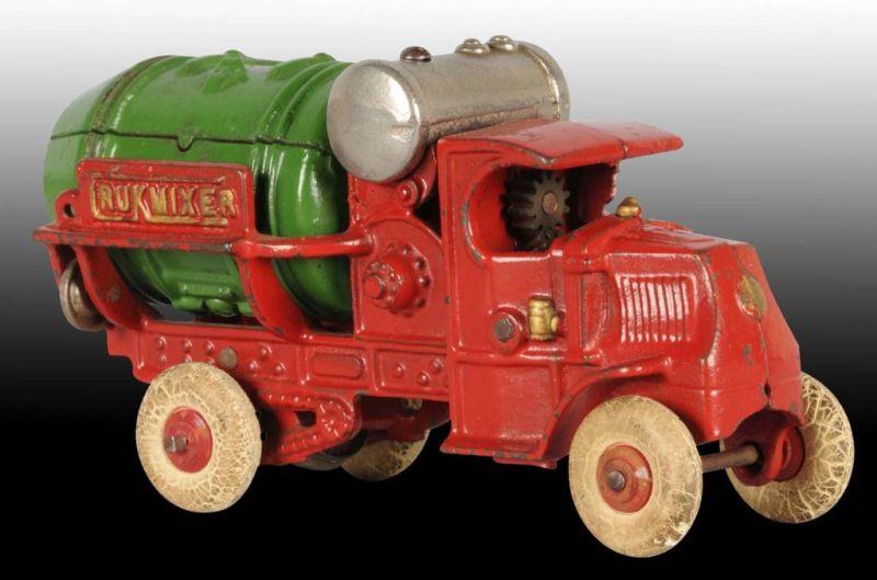 Appraisal: Cast Iron Hubley Rare Trux-Mixer Toy Description Includes Hubley label