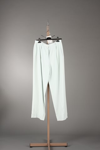 Appraisal: Giorgio Armani Pale green wool crepe slacks w front zip