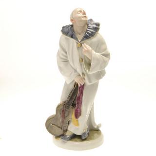 Appraisal: Karl Ens porcelain figure of Pierrot Karl Ens porcelain figure