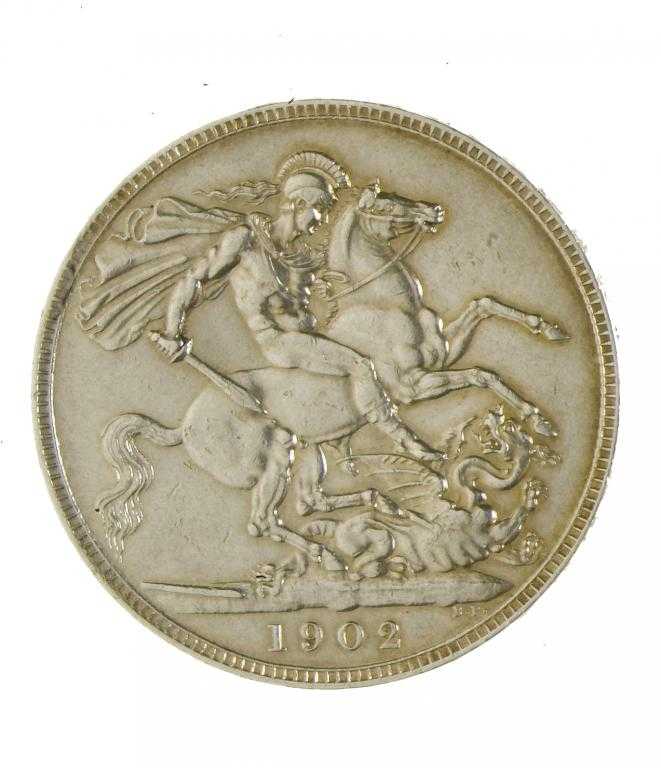 Appraisal: EDWARD VII CROWN gVF