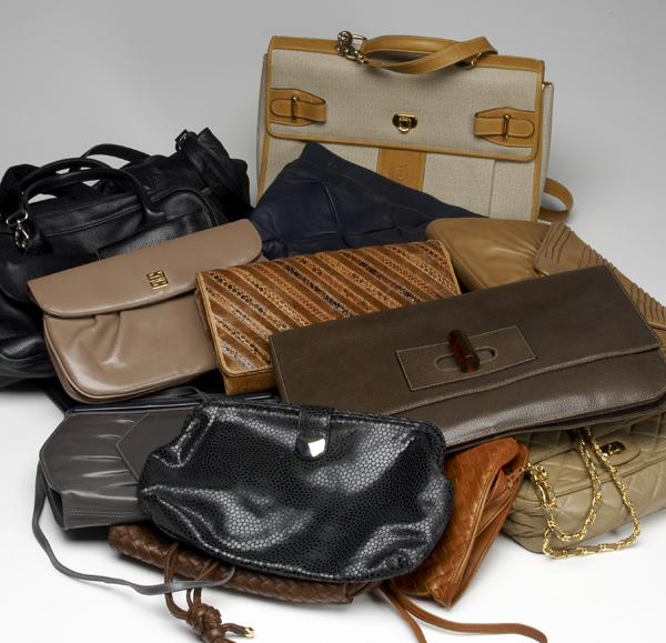 Appraisal: DESIGNER ACCESSORIES Seventeen handbags including Mazzini Fendi Desmo Lisa Jenks