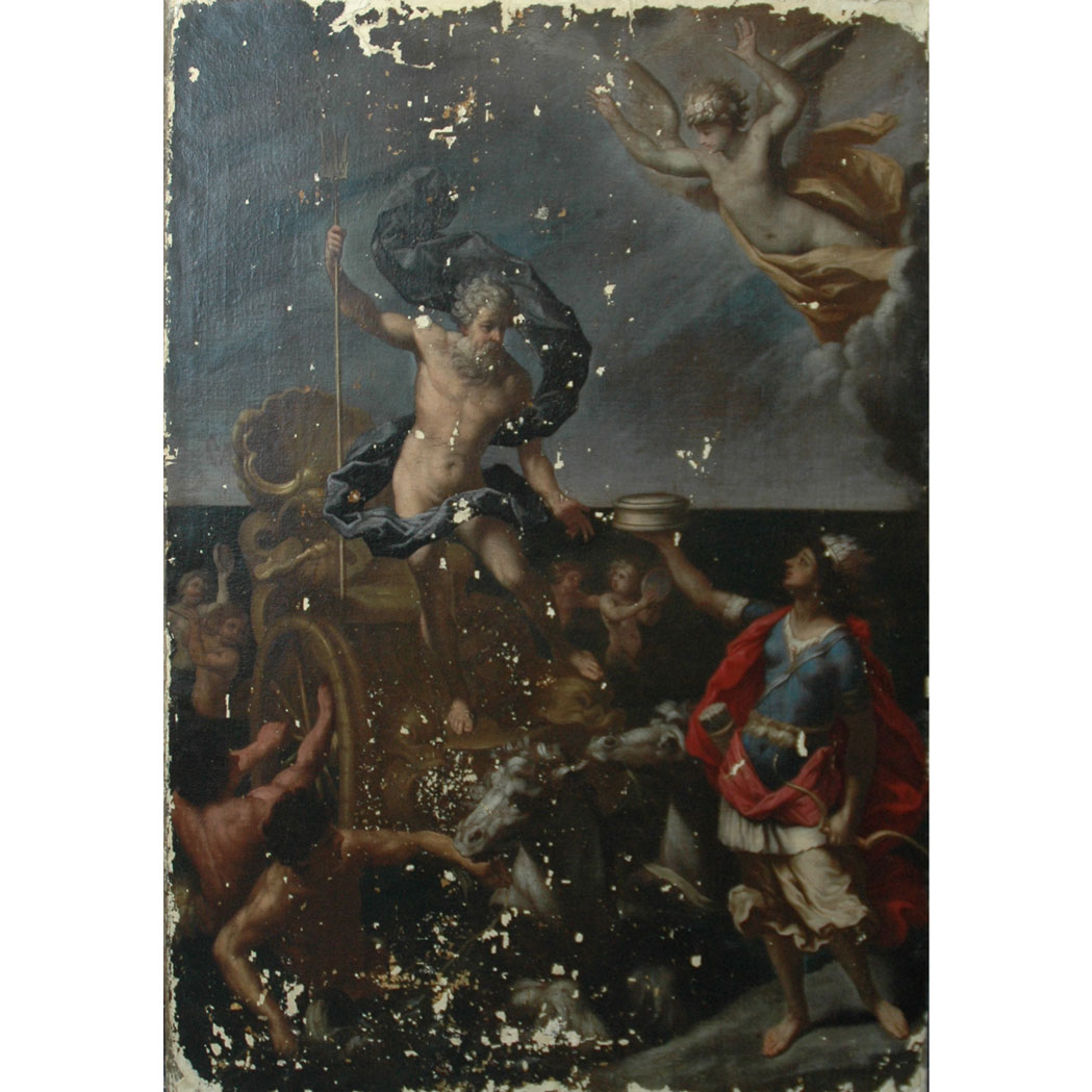 Appraisal: Italian School th th Century Neptune Receiving the Treasures of