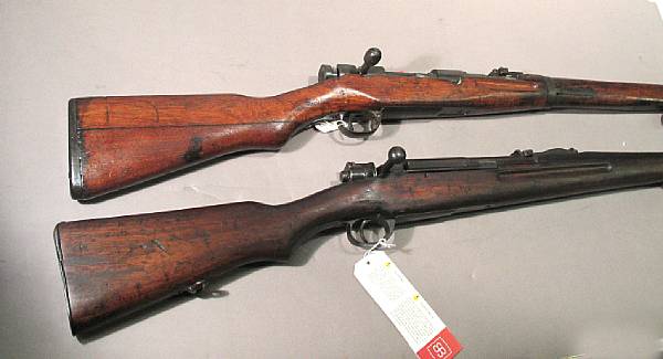 Appraisal: A lot of two bolt action military rifles Comprising Japanese