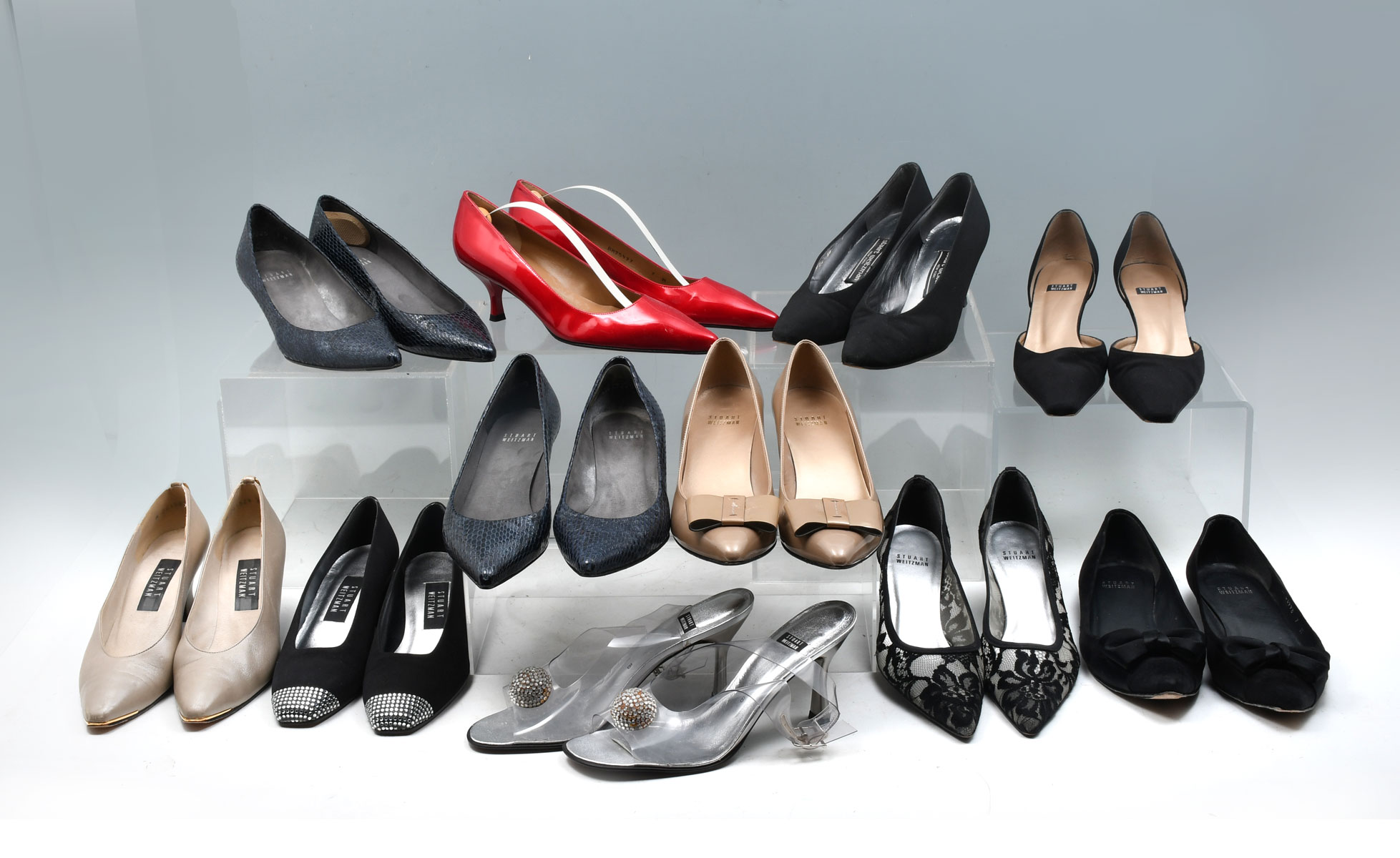 Appraisal: PR STUART WEITZMAN SHOES A collection of Stuart Weitzman size