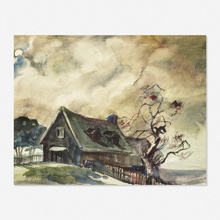 Appraisal: Henry Martin Gasser UNTITLED USAwatercolor on paper laid to board