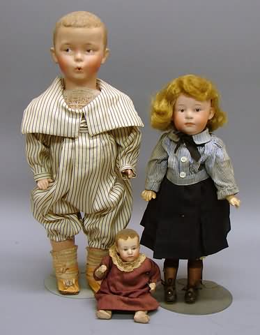 Appraisal: Heubach dolls- pouty pouty baby Gebruder Heubach dolls - Whistler