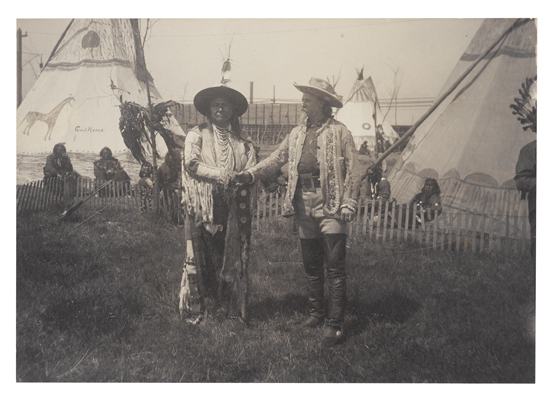 Appraisal: WESTERN PHOTOGRAPHS Stacy Charles E Buffalo Bill Chief Joseph the