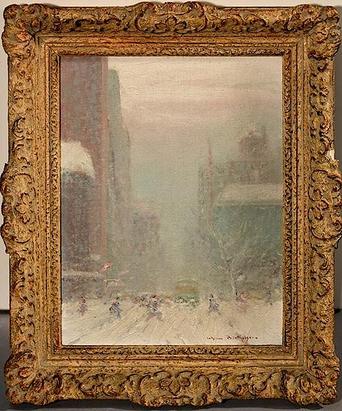 Appraisal: Johann Berthelsen Am - oil on canvas board Johann Berthelsen