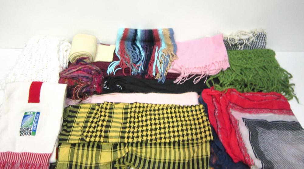 Appraisal: A SELECTION OF DESIGNER SCARVES A SELECTION OF DESIGNER SCARVES