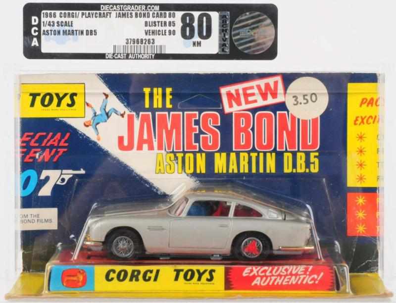 Appraisal: James Bond AFA Car Corgi This James Bond car represents