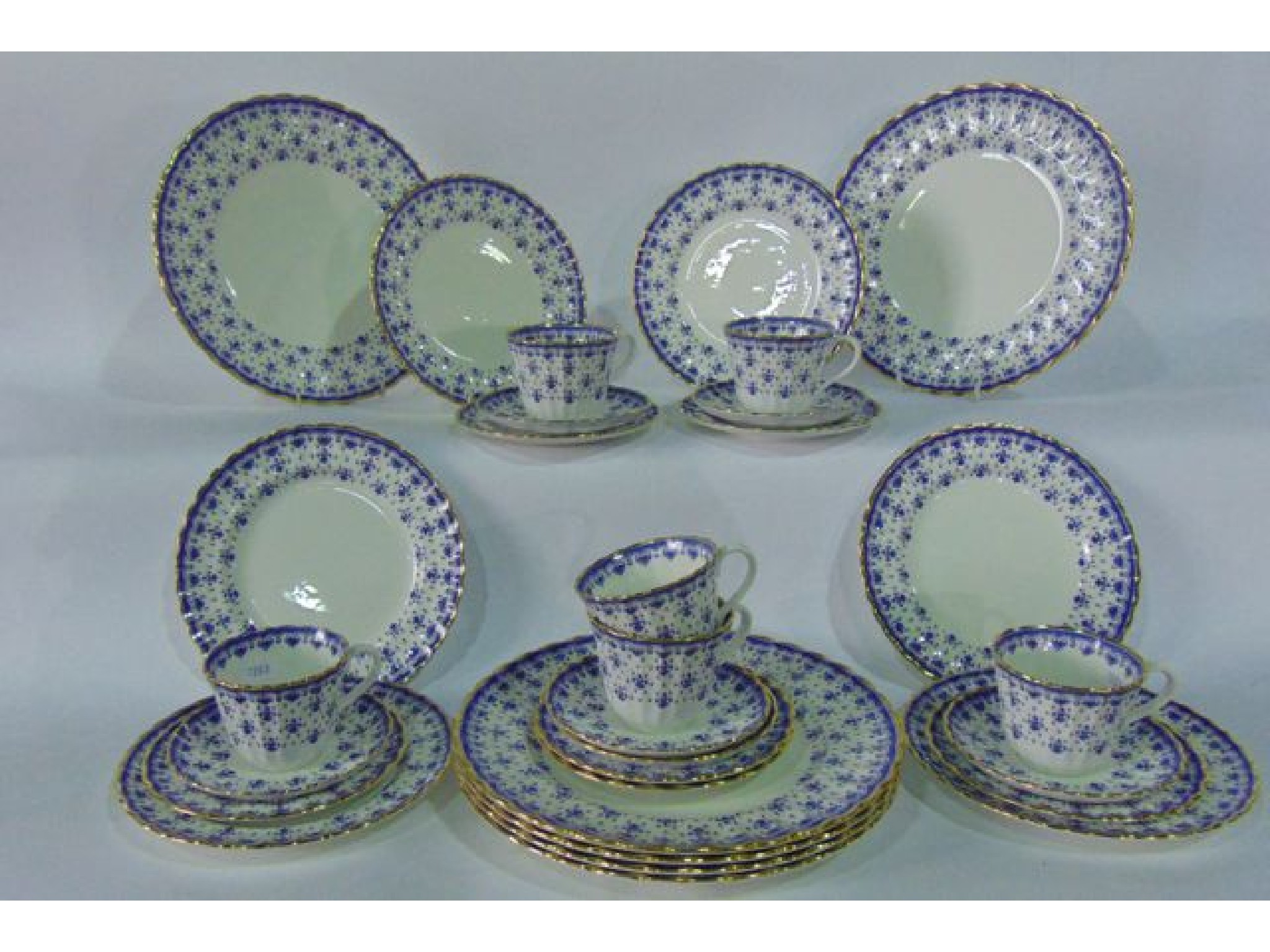 Appraisal: A collection of Spode blue and white printed dinner and