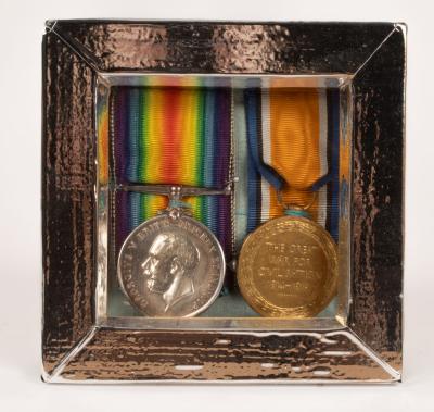 Appraisal: A - War and Victory medal to Gnr HFL Holt