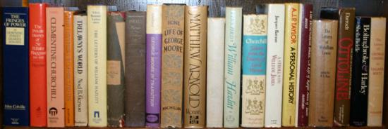 Appraisal: British Intellectuals Authors Nobility Vols on shelves