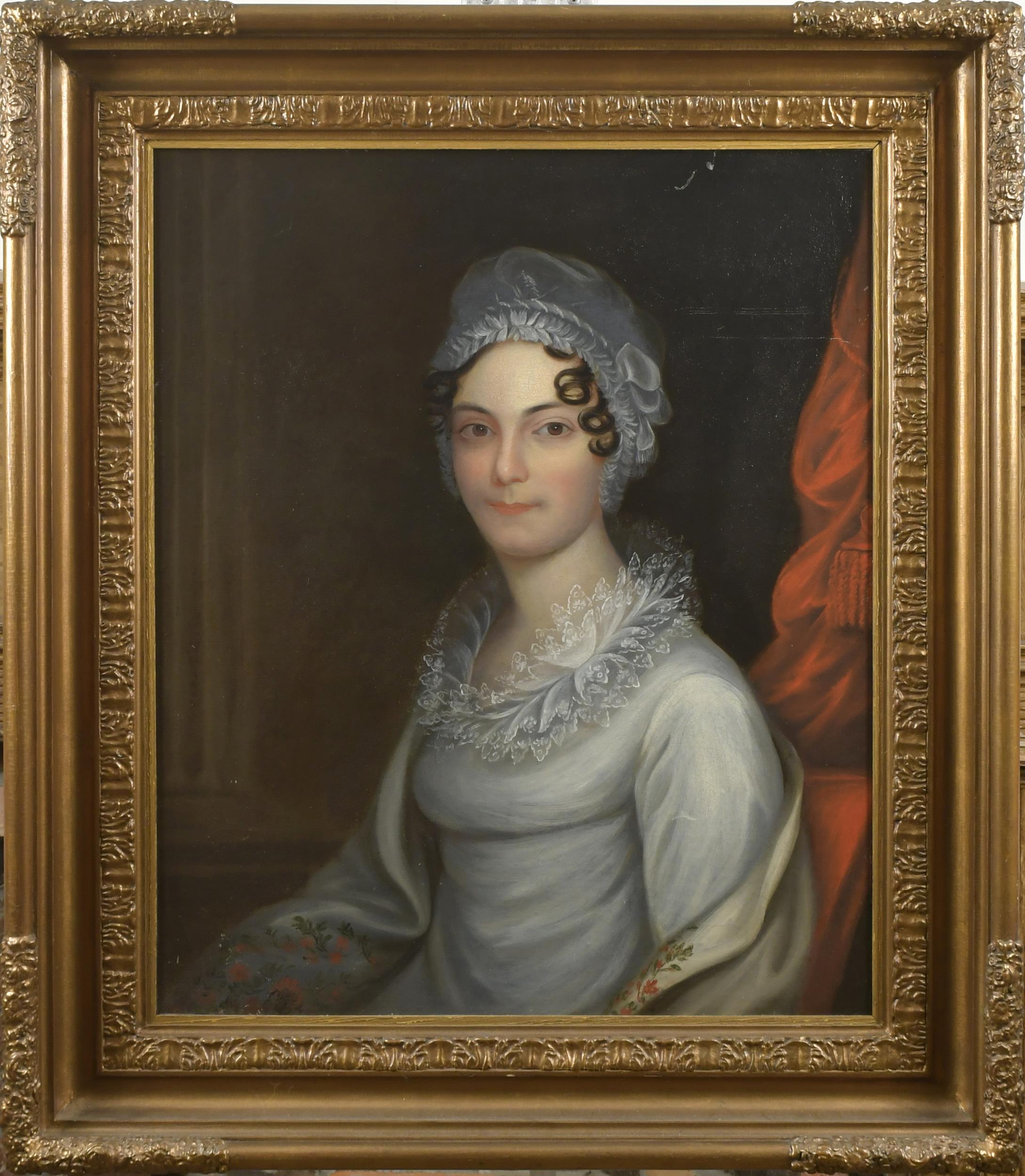 Appraisal: TH C PORTRAIT GENERAL DAVID FORMAN S DAUGHTER Oil on