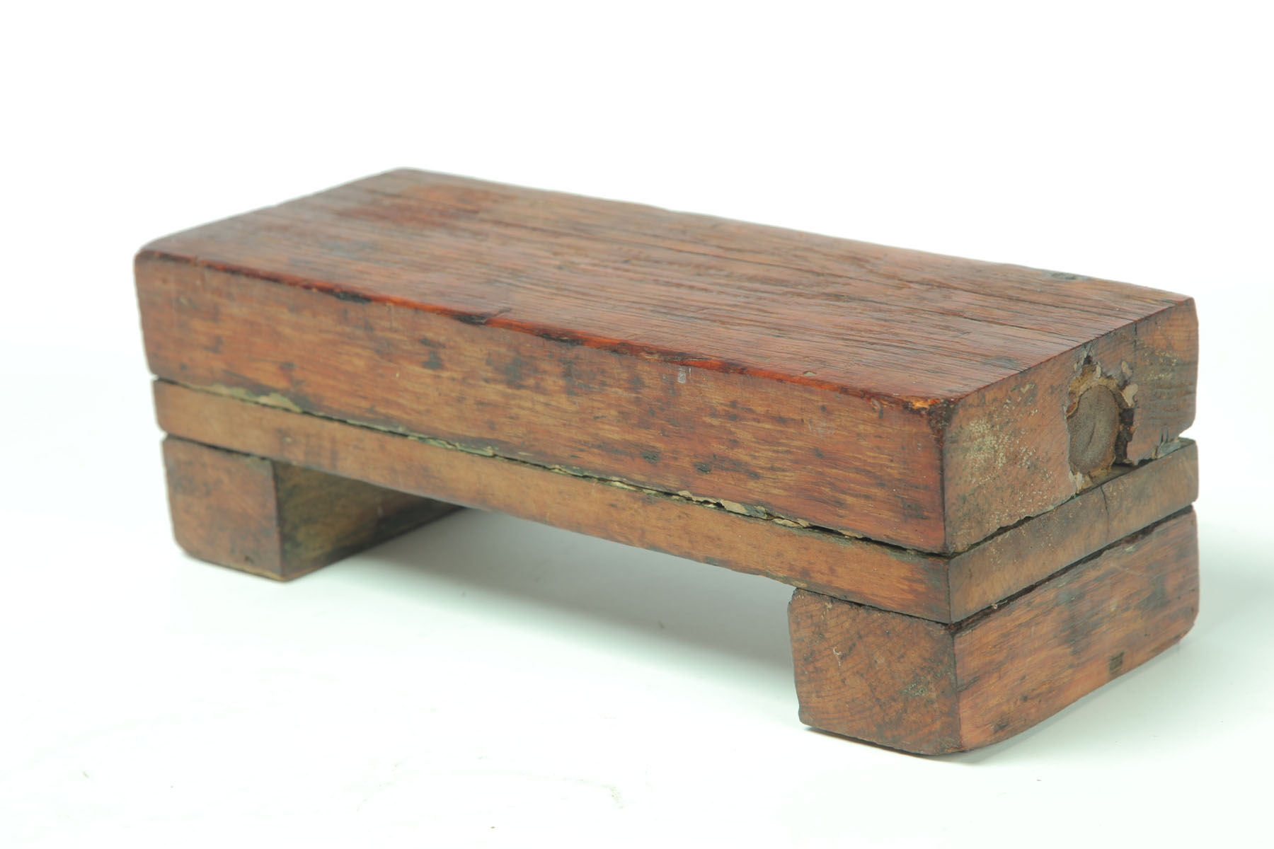 Appraisal: FOOTSTOOL OF HISTORIC INTEREST Nellie Soloman Sawyer Concord Massachusetts dated