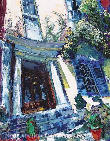 Appraisal: James Michalopoulos American New Orleans b New House House oil