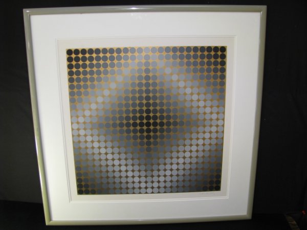 Appraisal: Victor Vasarely - French Hungarian artist th century master father