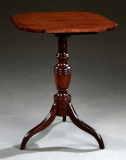 Appraisal: English William IV Carved Mahogany Tilt Top Table th c