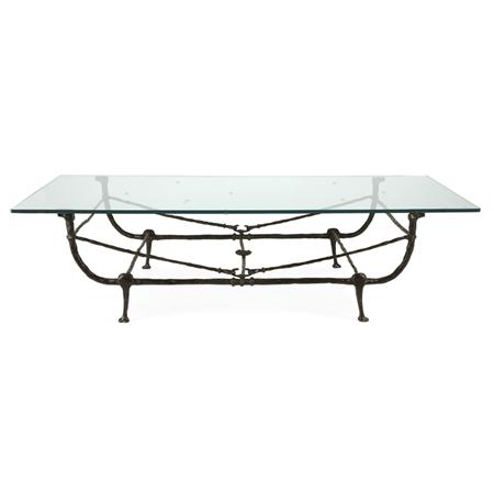 Appraisal: Style of Diego Giacometti Low Table Estimate -