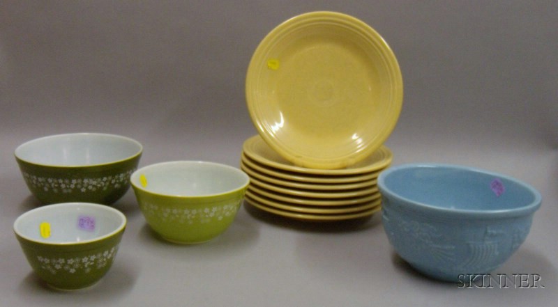 Appraisal: Group of Vintage Tableware and Kitchenware a set of eight