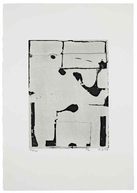 Appraisal: Richard Diebenkorn American - From Five Aquatints with Drypoint drypoint