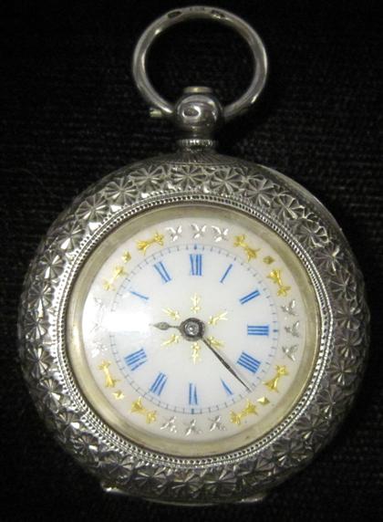 Appraisal: Sterling silver pocket watchscotland