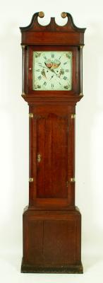 Appraisal: AN OAK LONGCASE CLOCK by John Stancliffe Barkisland the eight