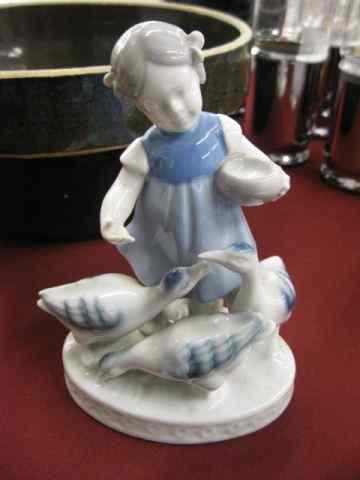 Appraisal: West German Porcelain Figurine ''FeedingTime'' - ''