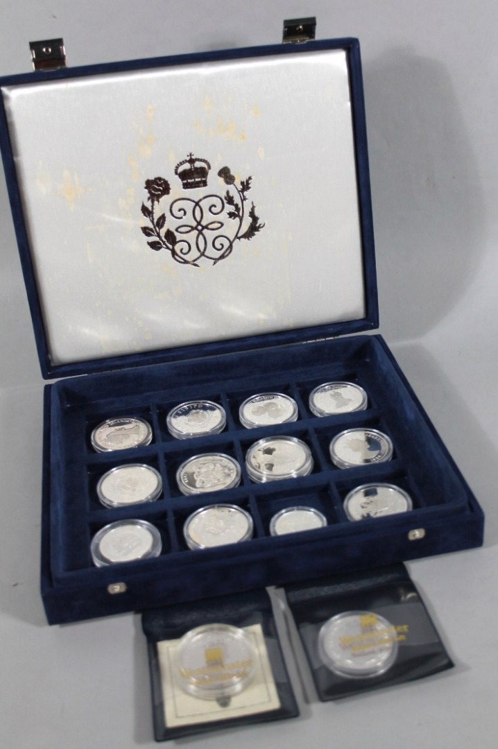 Appraisal: Various modern Royal Commemorative Elizabeth II proof coins to include