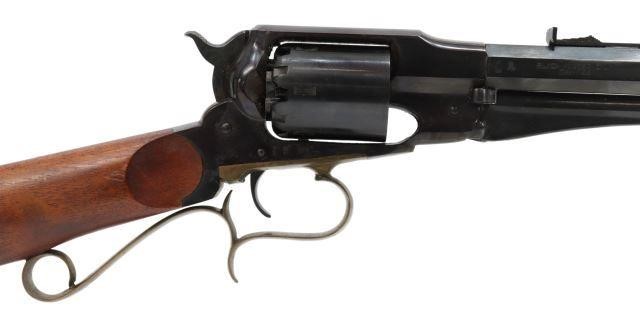 Appraisal: Reproduction Remington Revolving Blackpowder Percussion rifle Uberti Gardone Italy caliber