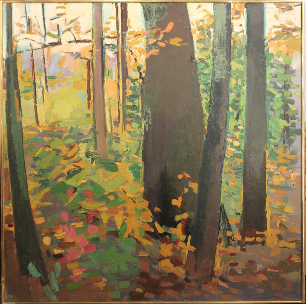 Appraisal: VERONICA BENNING DOUGLAS AMERICAN - BLUM'S TREES Oil on canvas