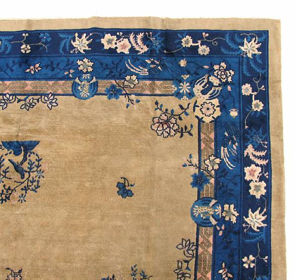 Appraisal: A Chinese rug size approximately ft in x ft in