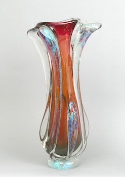 Appraisal: A Contemporary Monumental Art Glass Vase by Will Dexter The