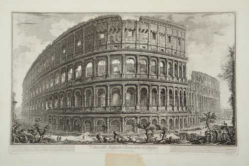 Appraisal: GIOVANNI B PIRANESI Group of etchings from the Vedute di