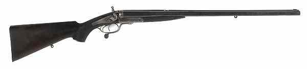 Appraisal: Thomas Turner side by side under lever double-hammer Express rifle