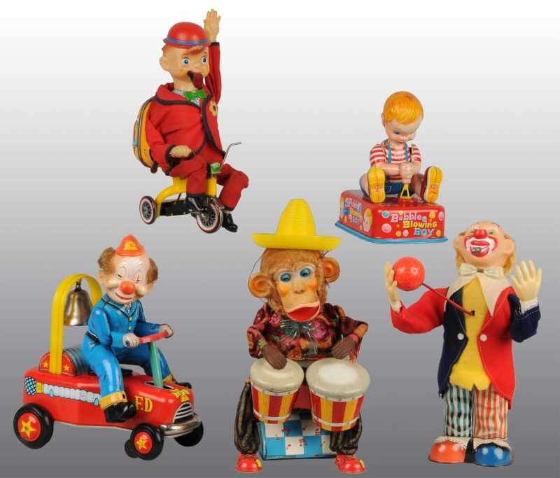 Appraisal: Lot of Character Battery-Operated Toys Description Japanese Working Includes two