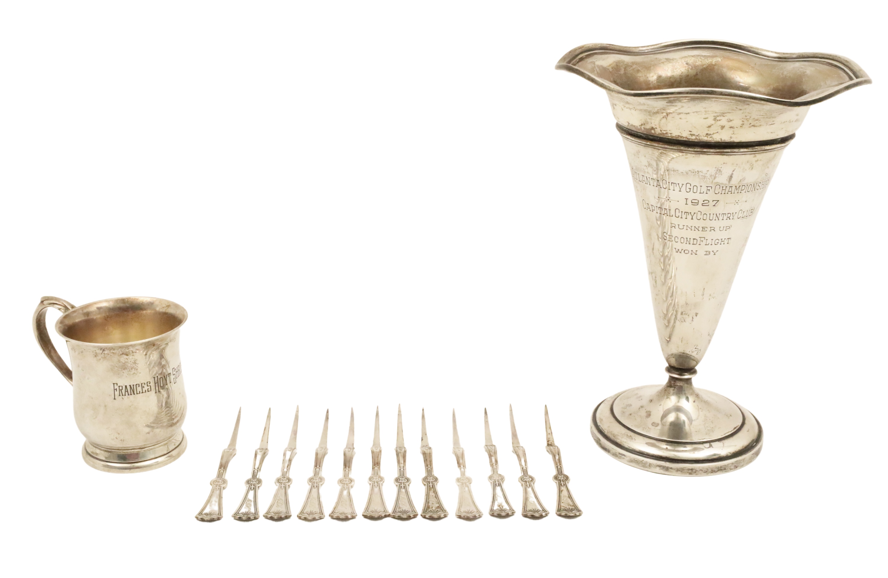 Appraisal: Group of silver items including sterling consisting of a sterling