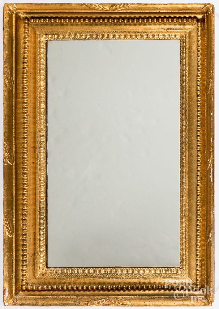 Appraisal: Giltwood mirror th c Giltwood mirror th c x Condition